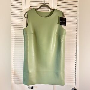 Free People Norma Kamali Vintage Light Green Sleeveless Mini Dress
